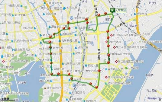 梅州公交线路图