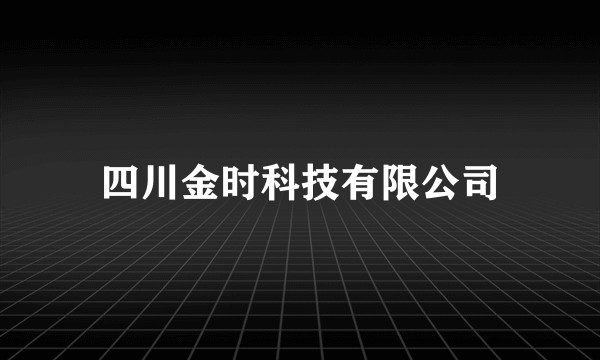 四川金时科技有限公司