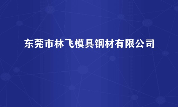 东莞市林飞模具钢材有限公司