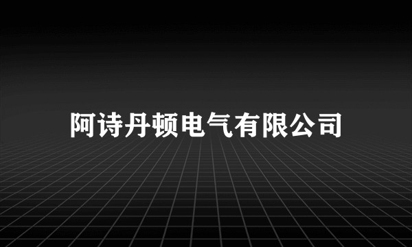 阿诗丹顿电气有限公司