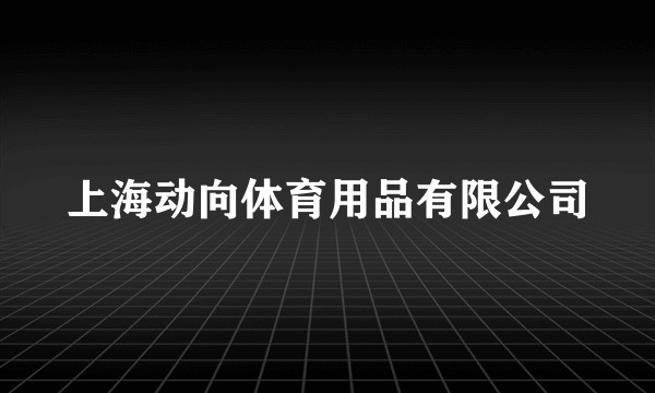 上海动向体育用品有限公司