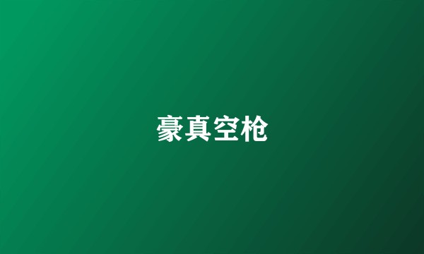 豪真空枪