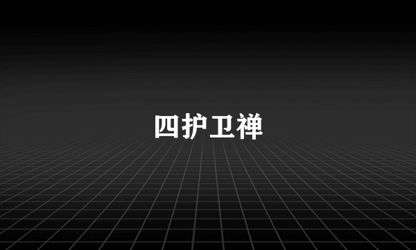 四护卫禅
