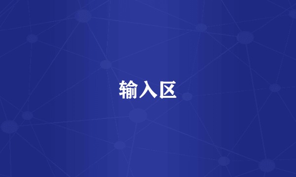 输入区