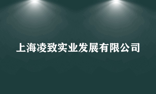 上海凌致实业发展有限公司