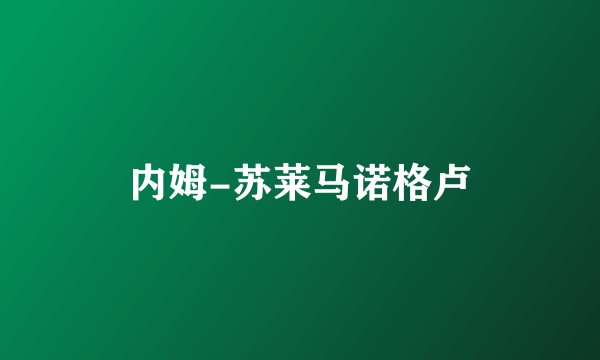 内姆-苏莱马诺格卢