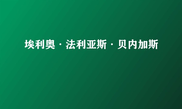 埃利奥·法利亚斯·贝内加斯