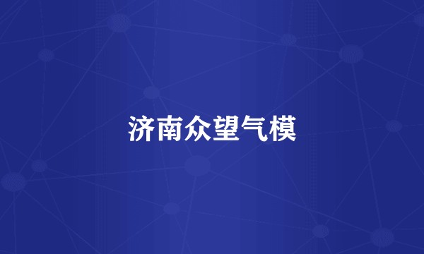 济南众望气模