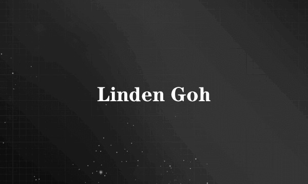 Linden Goh