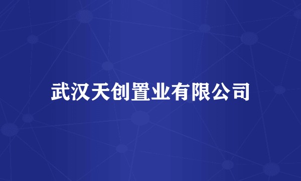 武汉天创置业有限公司