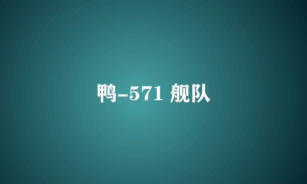 鸭-571 舰队