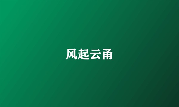 风起云甬