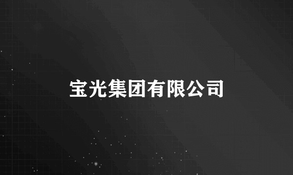 宝光集团有限公司