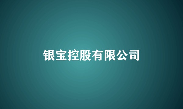 银宝控股有限公司