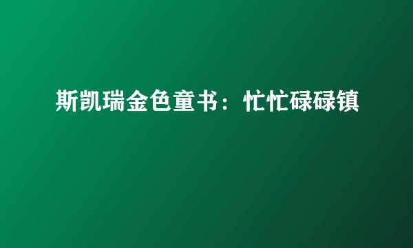 斯凯瑞金色童书：忙忙碌碌镇