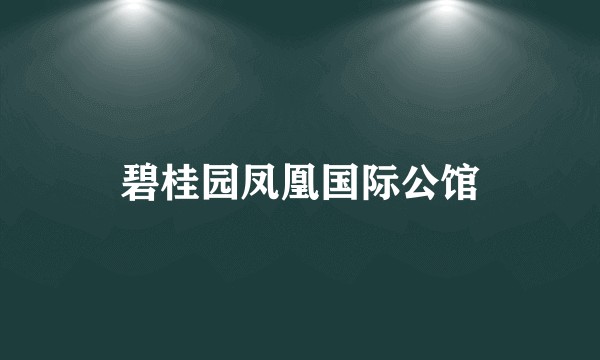 碧桂园凤凰国际公馆
