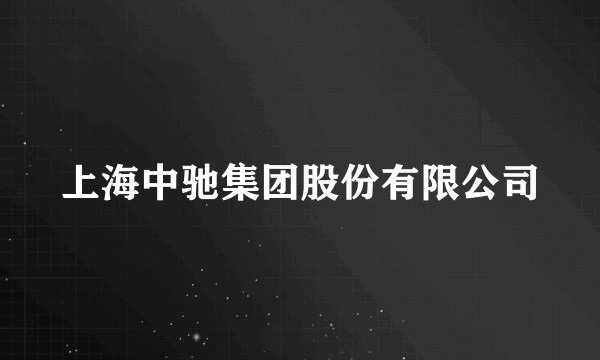 上海中驰集团股份有限公司