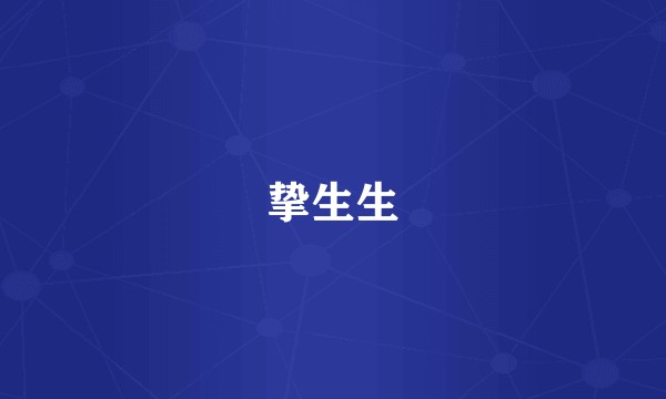 挚生生