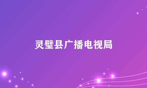 灵璧县广播电视局
