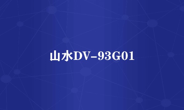 山水DV-93G01