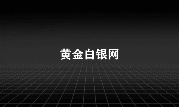 黄金白银网