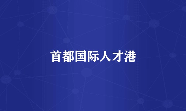 首都国际人才港