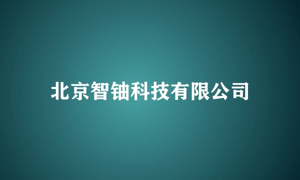 北京智铀科技有限公司