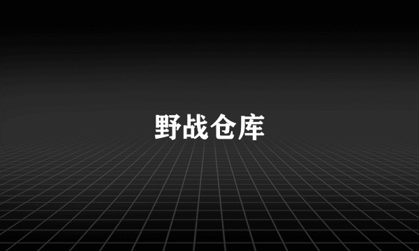 野战仓库