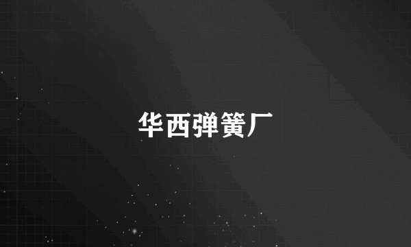 华西弹簧厂
