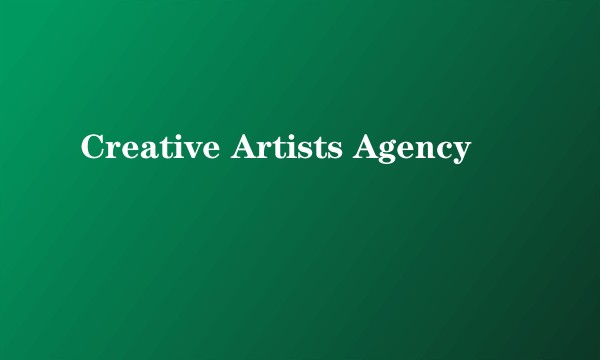 Creative Artists Agency