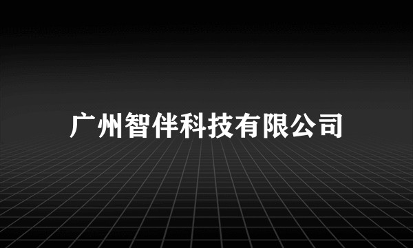 广州智伴科技有限公司