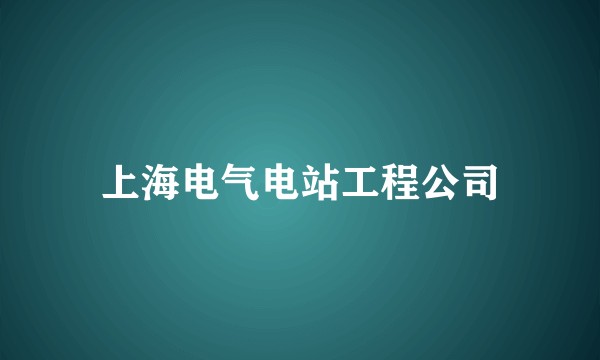 上海电气电站工程公司