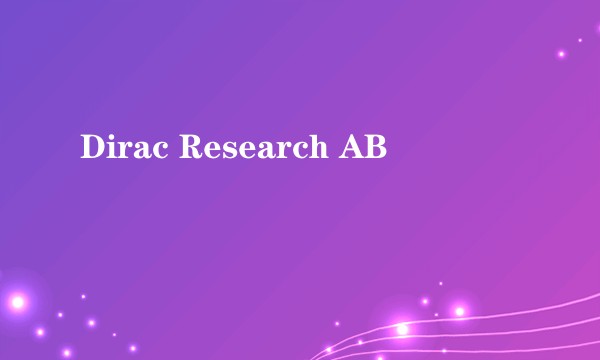 Dirac Research AB