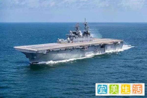 美两栖攻击舰再进南海，号称小航母，可载20架F35战机，威胁多大？