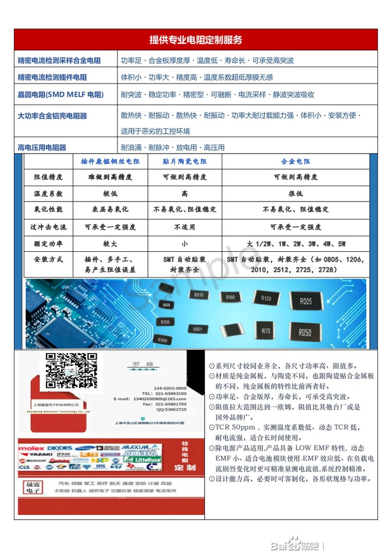 取样电阻是什么东西？有什么用途？