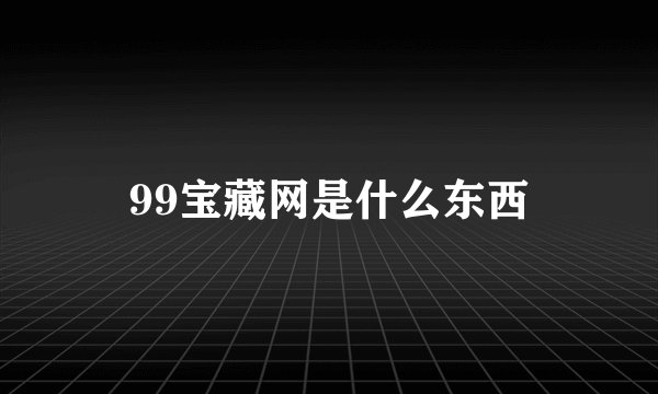 99宝藏网是什么东西