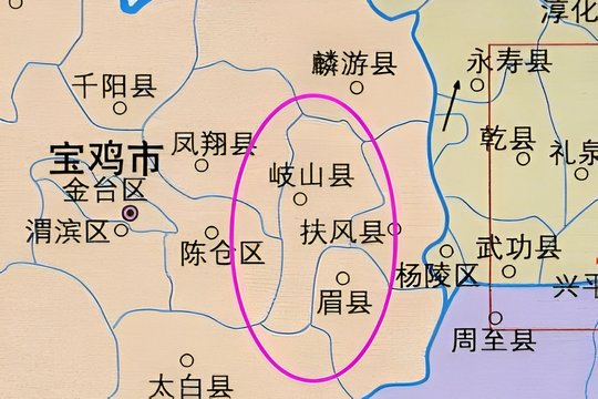 西岐和朝歌是现在的哪里