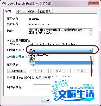 彻底禁用searchindexer.exe删除Windows Search