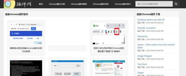 汇总第三方Chrome插件下载市场