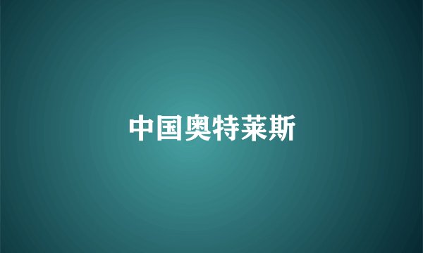中国奥特莱斯