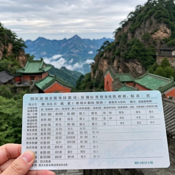 武当山门票收费标准