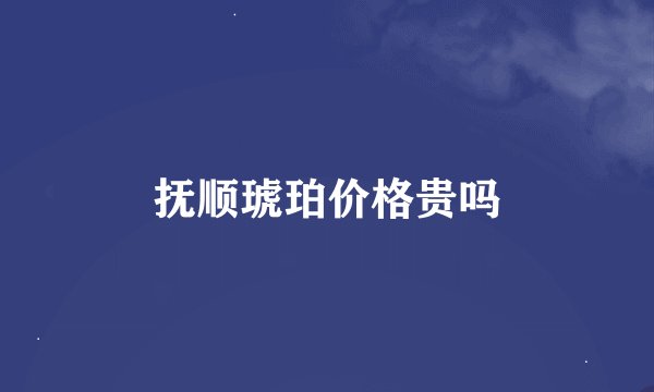 抚顺琥珀价格贵吗