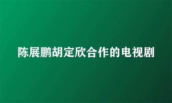 陈展鹏胡定欣合作的电视剧