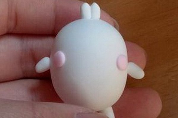 可爱的小兔子怎么捏