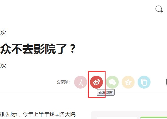 微博上如何转发网页文章