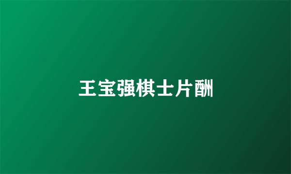 王宝强棋士片酬