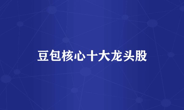 豆包核心十大龙头股