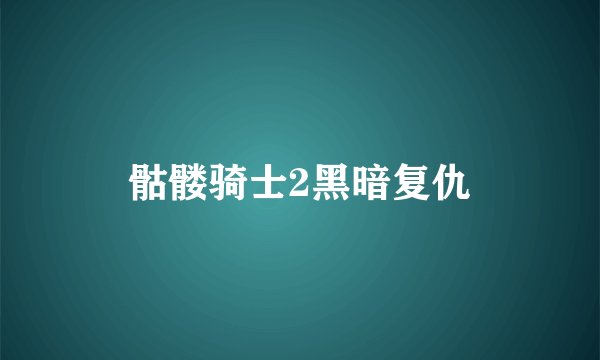 骷髅骑士2黑暗复仇
