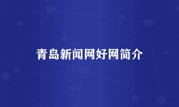 青岛新闻网好网简介