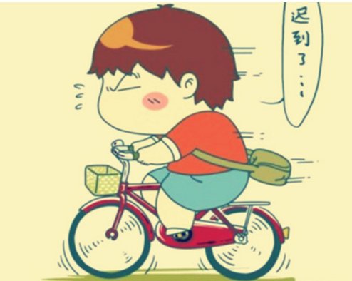 我上学迟到了。英语怎么写？